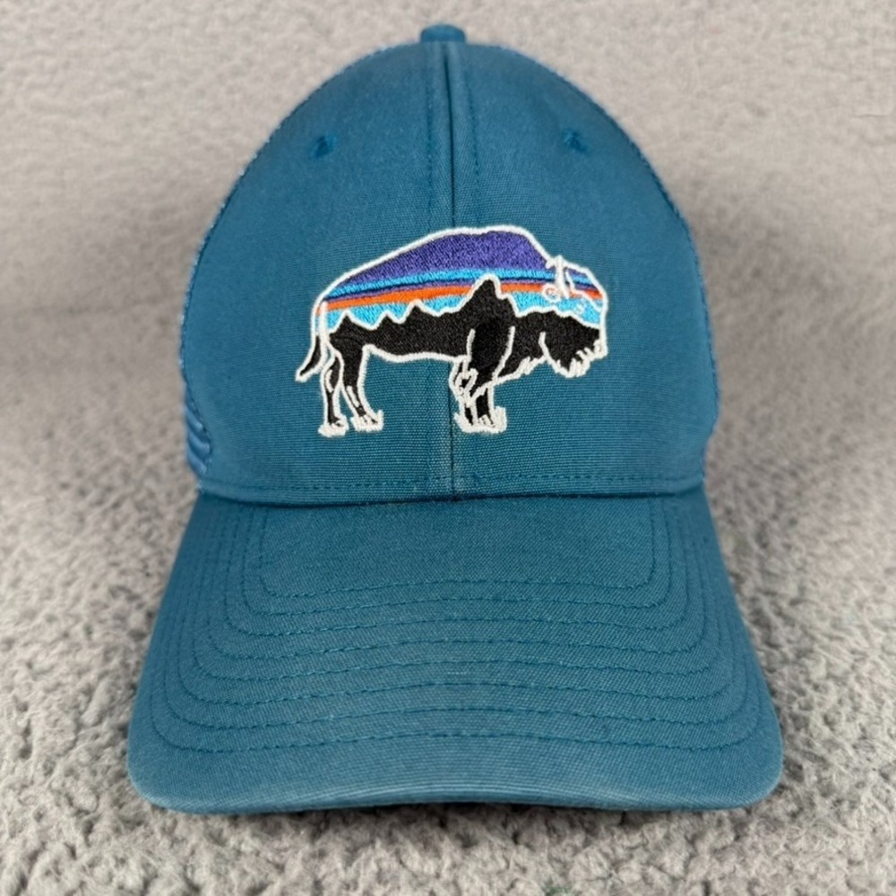 Patagonia Fitz Roy Bison Trucker Unisex One Size Snapback Outdoor Gorpcore Logo